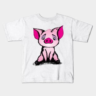 Pink Pig Kids T-Shirt